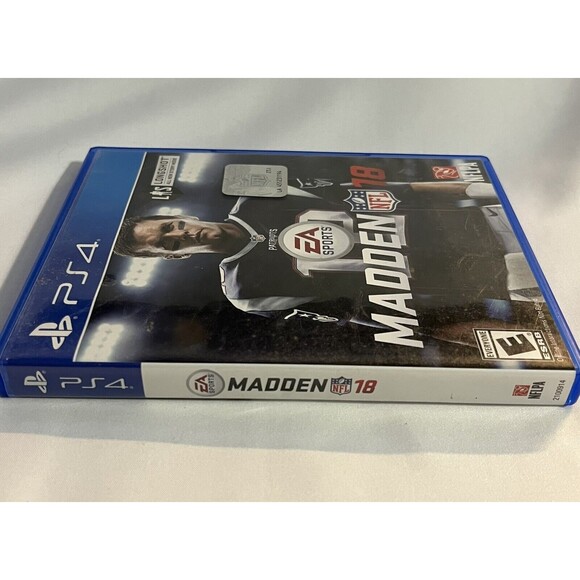 Madden 18 Sony PlayStation 4 PS4 NFL Tom Brady Cover Complete Tested - Picture 3 of 9